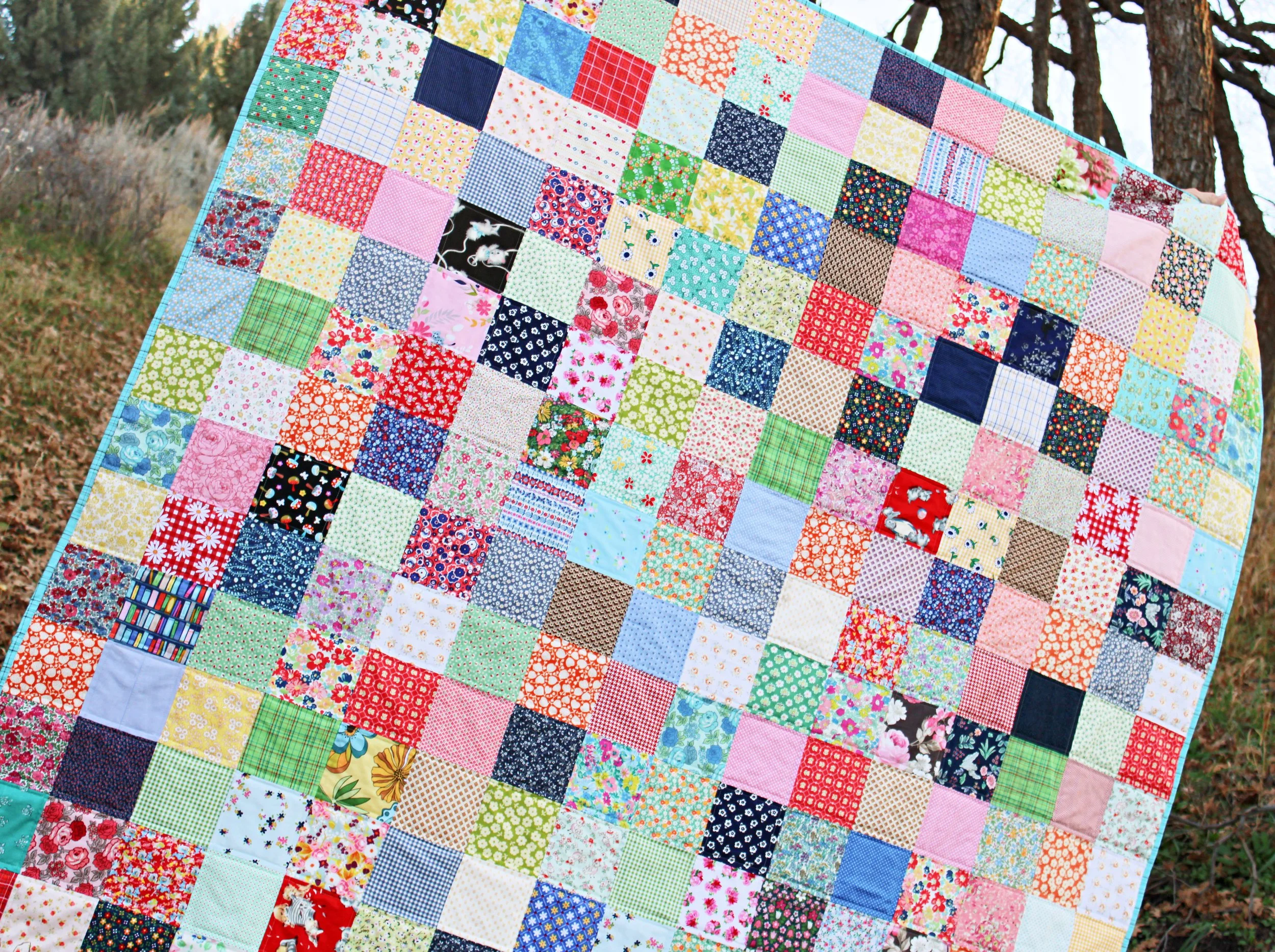 Quilted best sale patchwork blanket